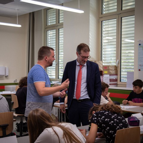 Klassenzimmer. Vergrösserte Ansicht