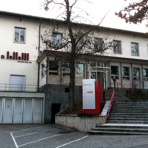 Bruderholz - Radiostudio Foto von Franz König. Vergrösserte Ansicht