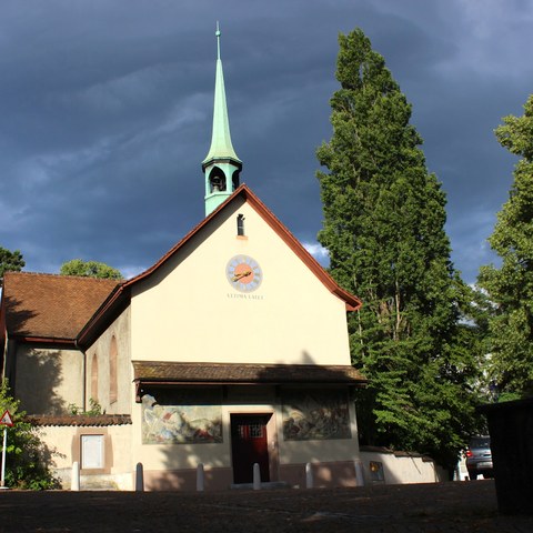 St. Alban - St. Jakobskirche Foto von Franz König. Vergrösserte Ansicht