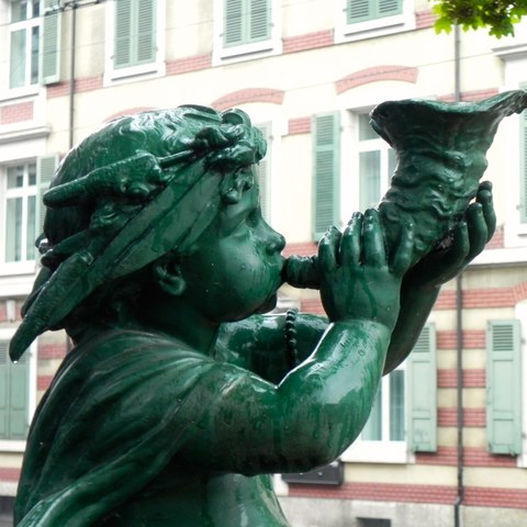 Gundeldingen - Tellplatz 1 Foto von Franz König. Vergrösserte Ansicht