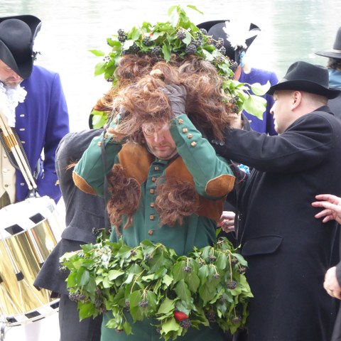 Vogel Gryff 2016. Foto 5 von Daniel Aeschbach.. Vergrösserte Ansicht